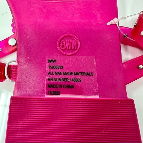 Torrid Lucite Strappy Sandals- Size 8WW - Picture 11 of 11